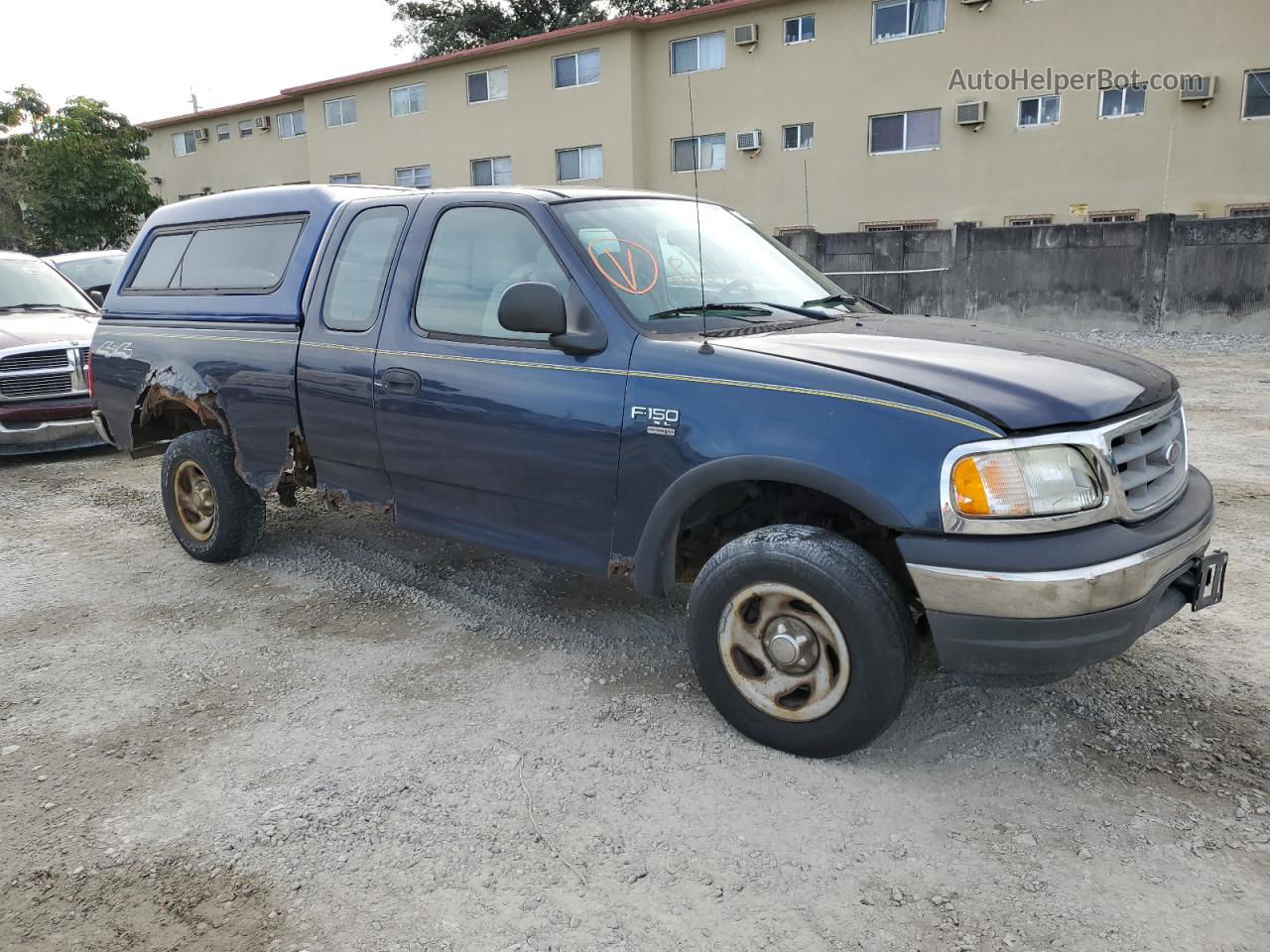 2003 Ford F150  Blue vin: 2FTRX18W83CA59330