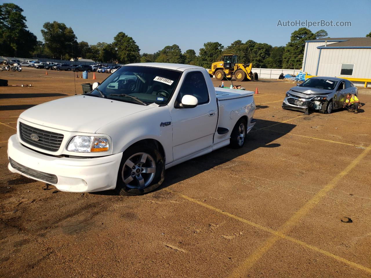 2001 Ford F150 Svt Lightning Белый vin: 2FTZF07301CA86846