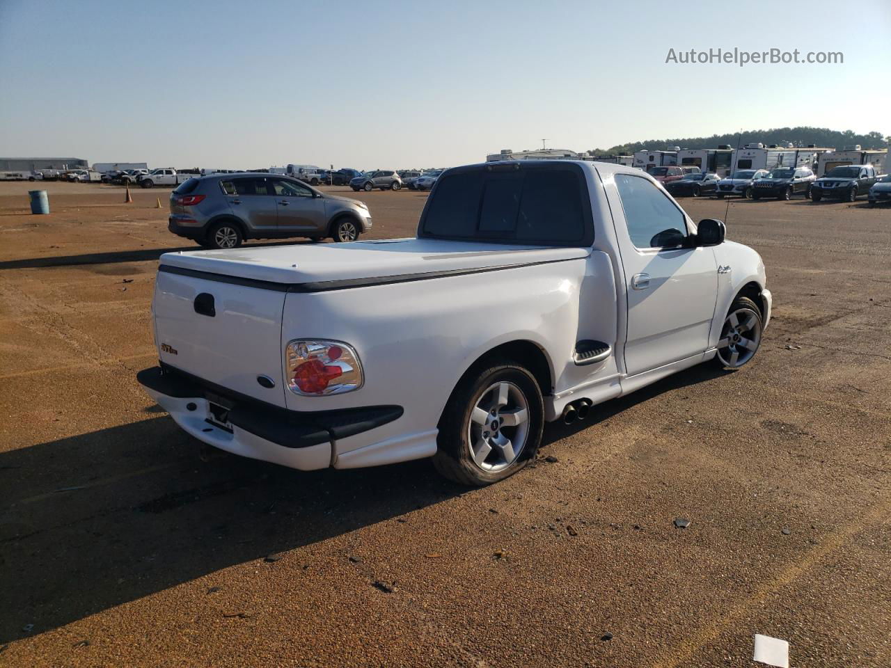 2001 Ford F150 Svt Lightning White vin: 2FTZF07301CA86846