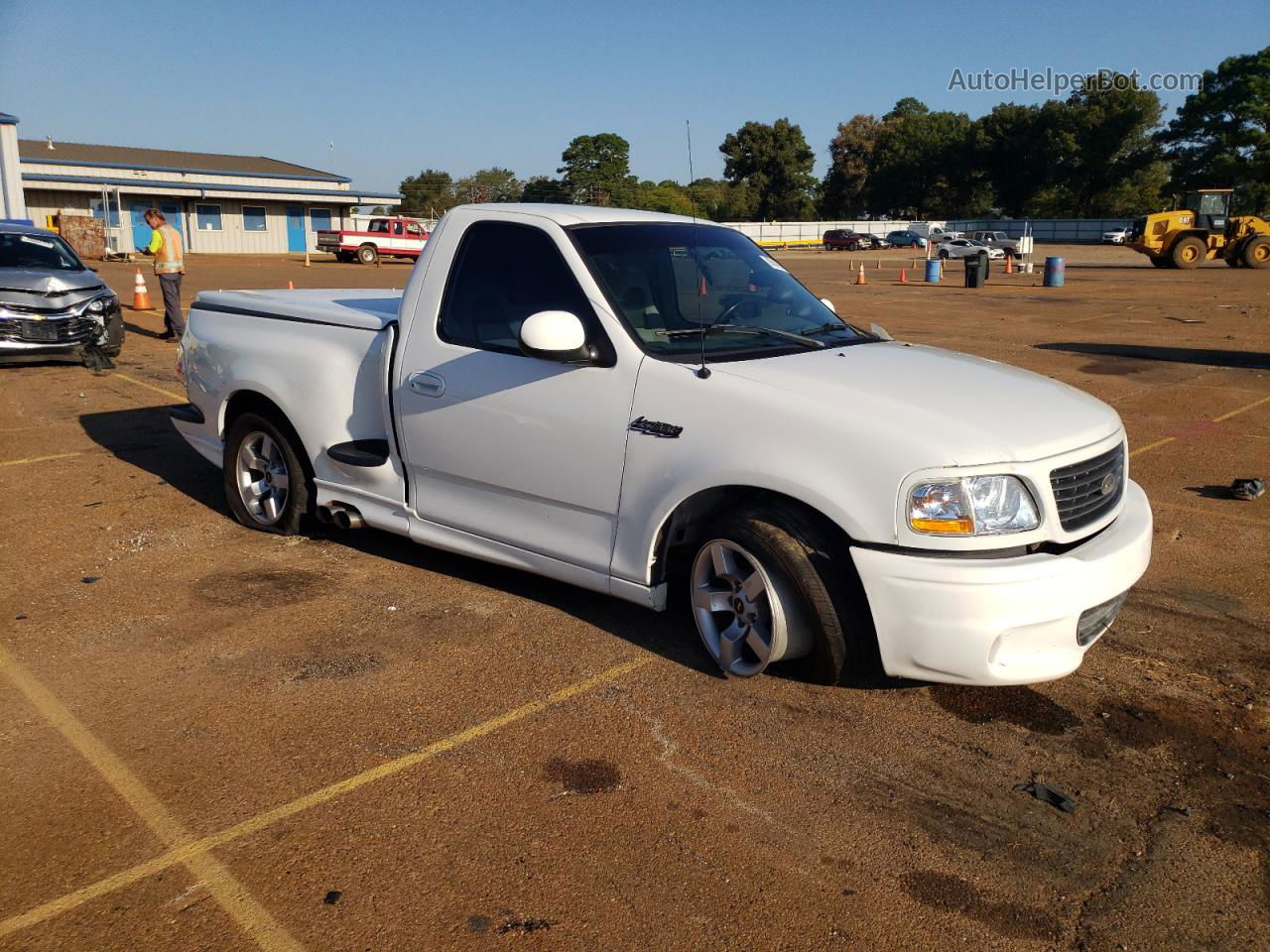 2001 Ford F150 Svt Lightning White vin: 2FTZF07301CA86846