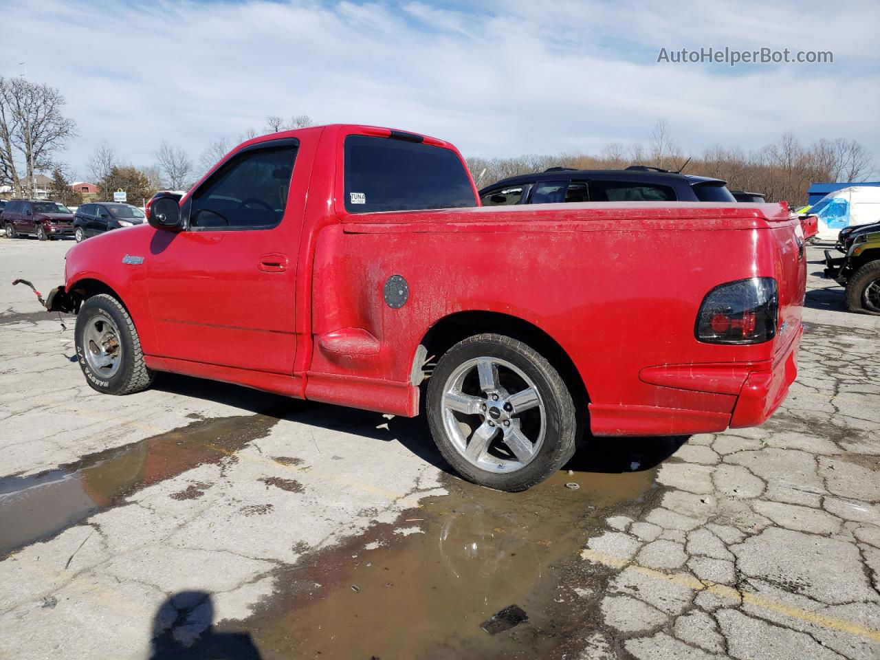 2001 Ford F150 Svt Lightning Red vin: 2FTZF07331CA55560