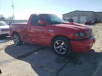 2001 Ford F150 Svt Lightning Red vin: 2FTZF07331CA55560