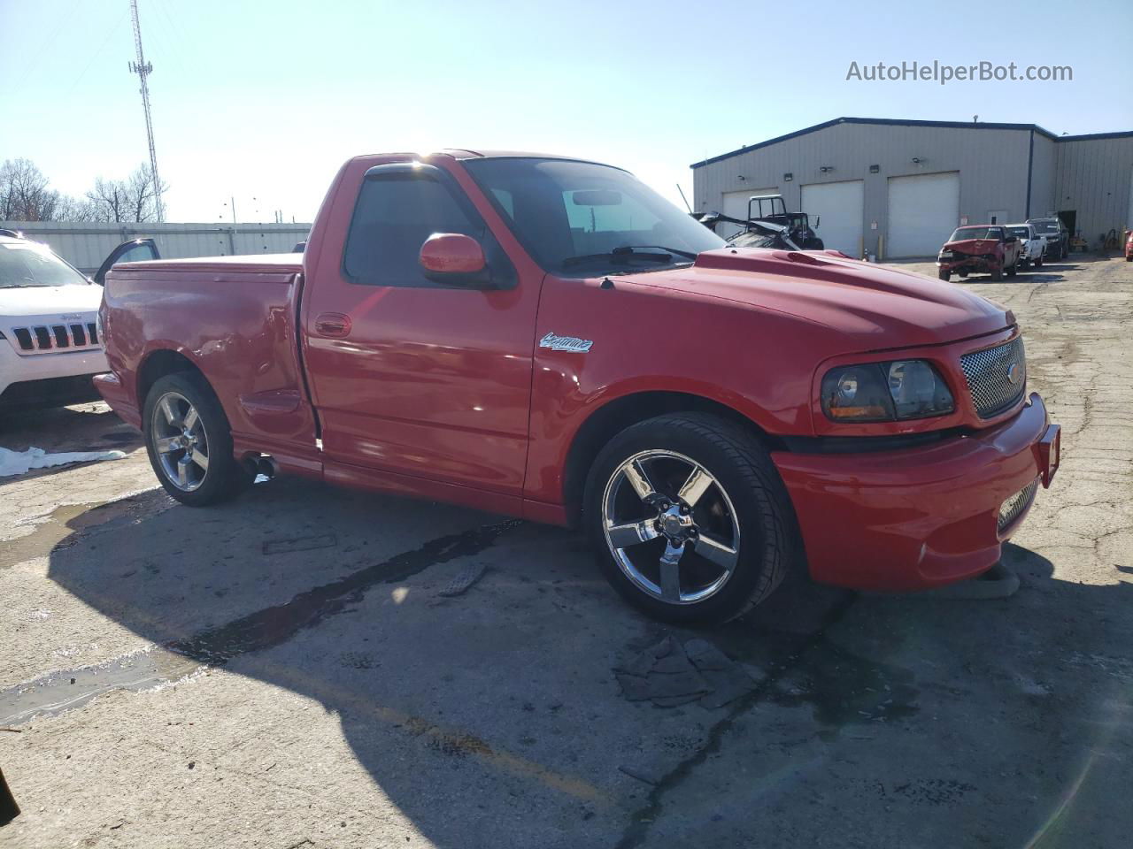 2001 Ford F150 Svt Lightning Красный vin: 2FTZF07331CA55560