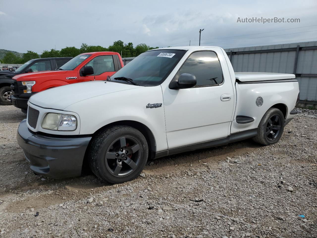 2001 Ford F150 Svt Lightning White vin: 2FTZF073X1CA51540