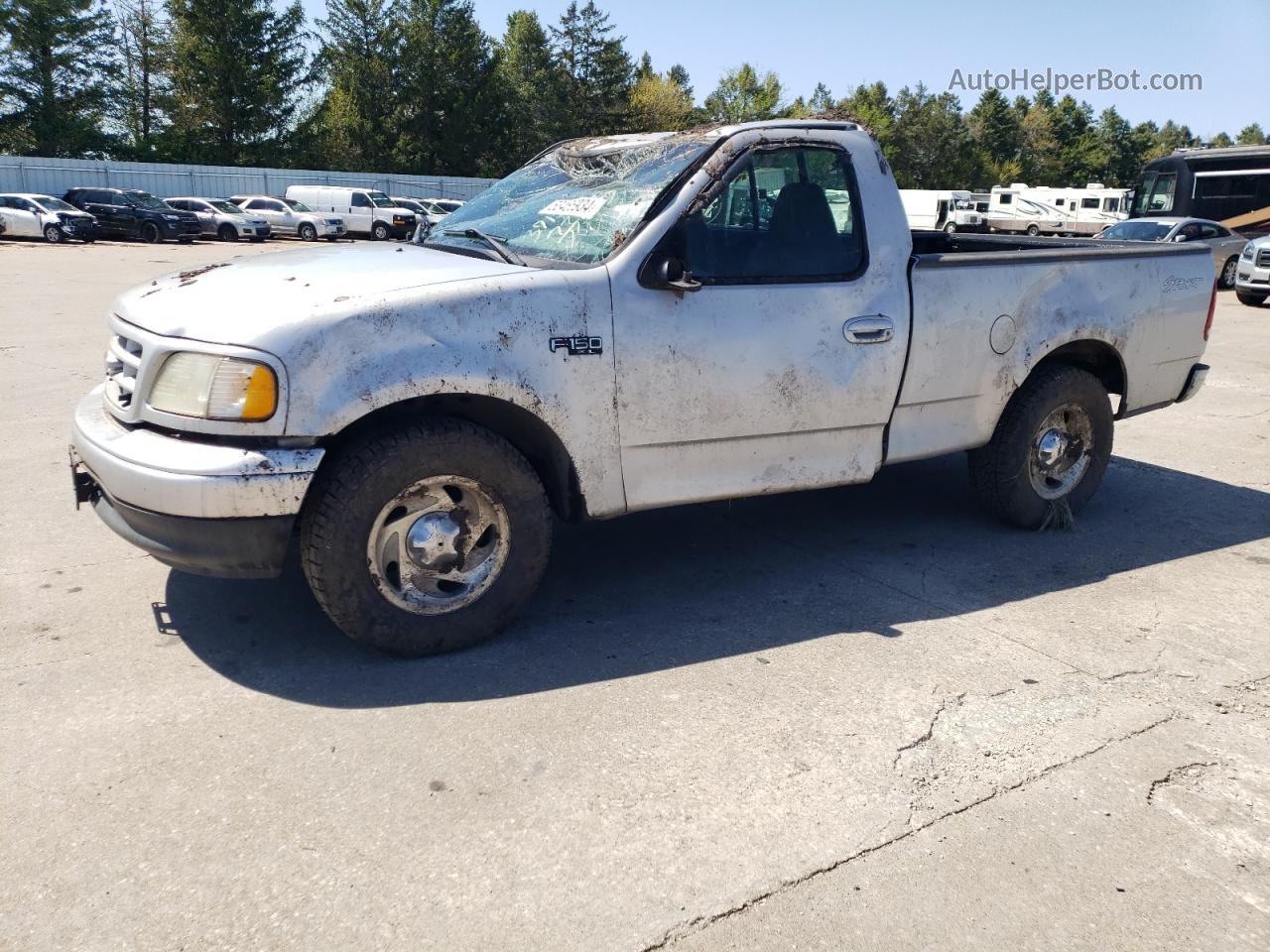 2001 Ford F150  Silver vin: 2FTZF17201CA81871