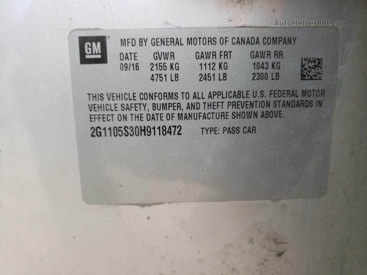 2017 Chevrolet Impala Lt Silver vin: 2G1105S30H9118472
