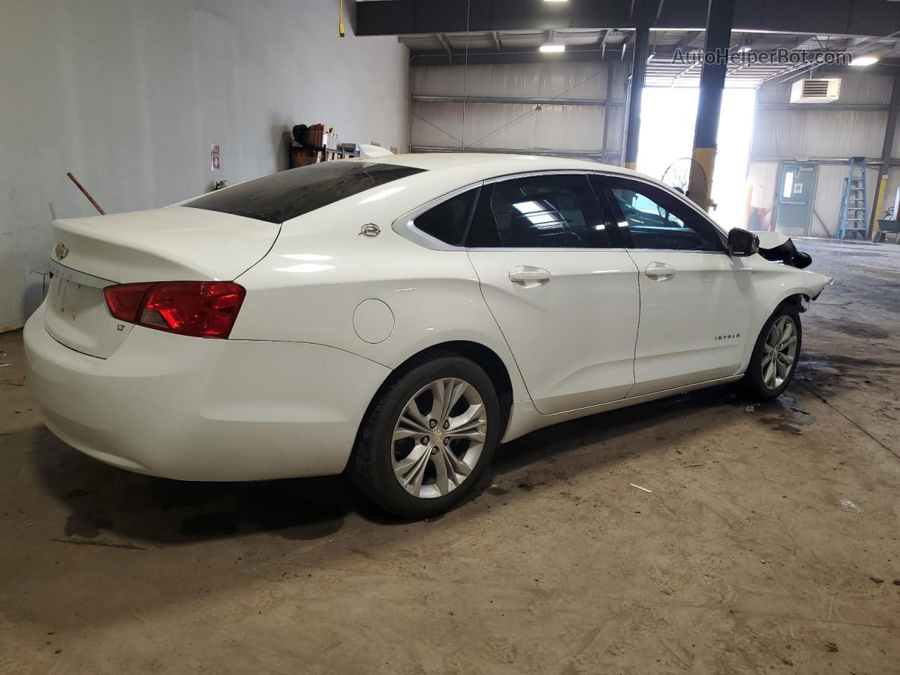 2017 Chevrolet Impala Lt White vin: 2G1105S30H9118987