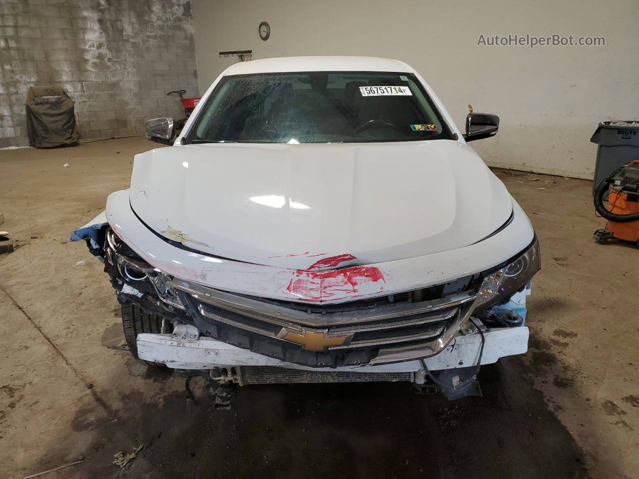 2017 Chevrolet Impala Lt White vin: 2G1105S30H9118987