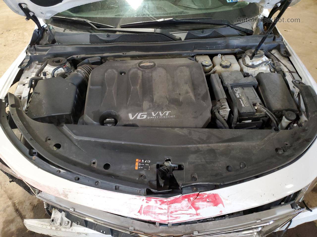 2017 Chevrolet Impala Lt White vin: 2G1105S30H9118987