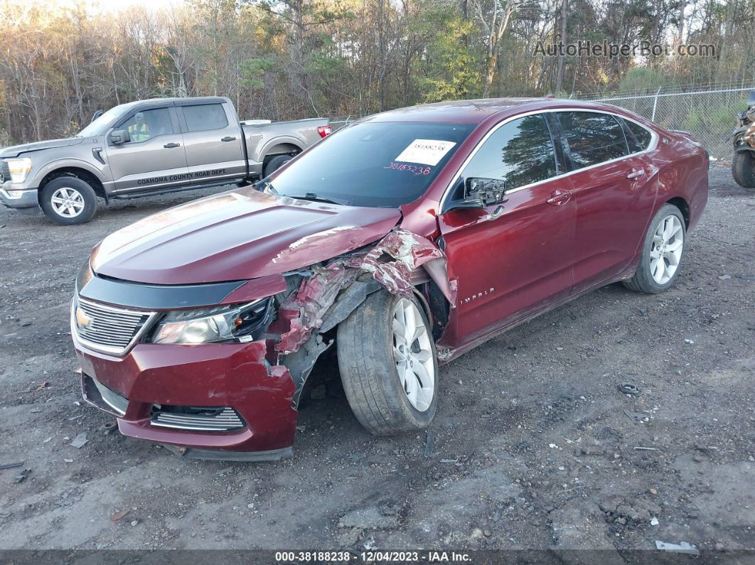 2017 Chevrolet Impala 1lt Бордовый vin: 2G1105S30H9129374