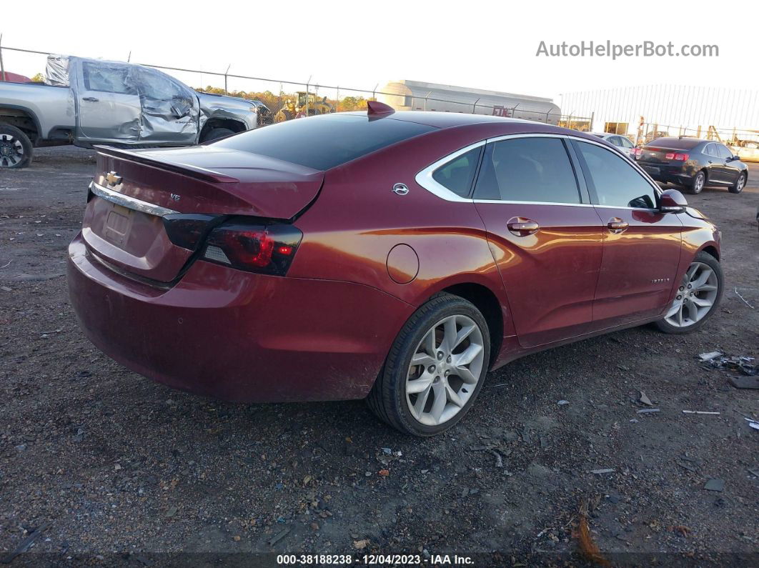 2017 Chevrolet Impala 1lt Бордовый vin: 2G1105S30H9129374