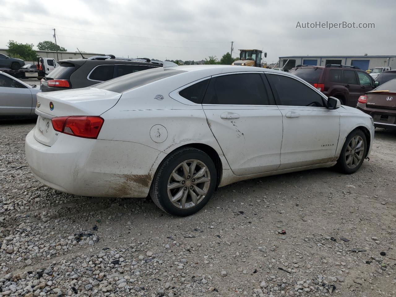 2017 Chevrolet Impala Lt White vin: 2G1105S30H9143016