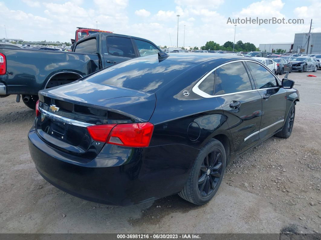 2017 Chevrolet Impala Lt Black vin: 2G1105S30H9151231