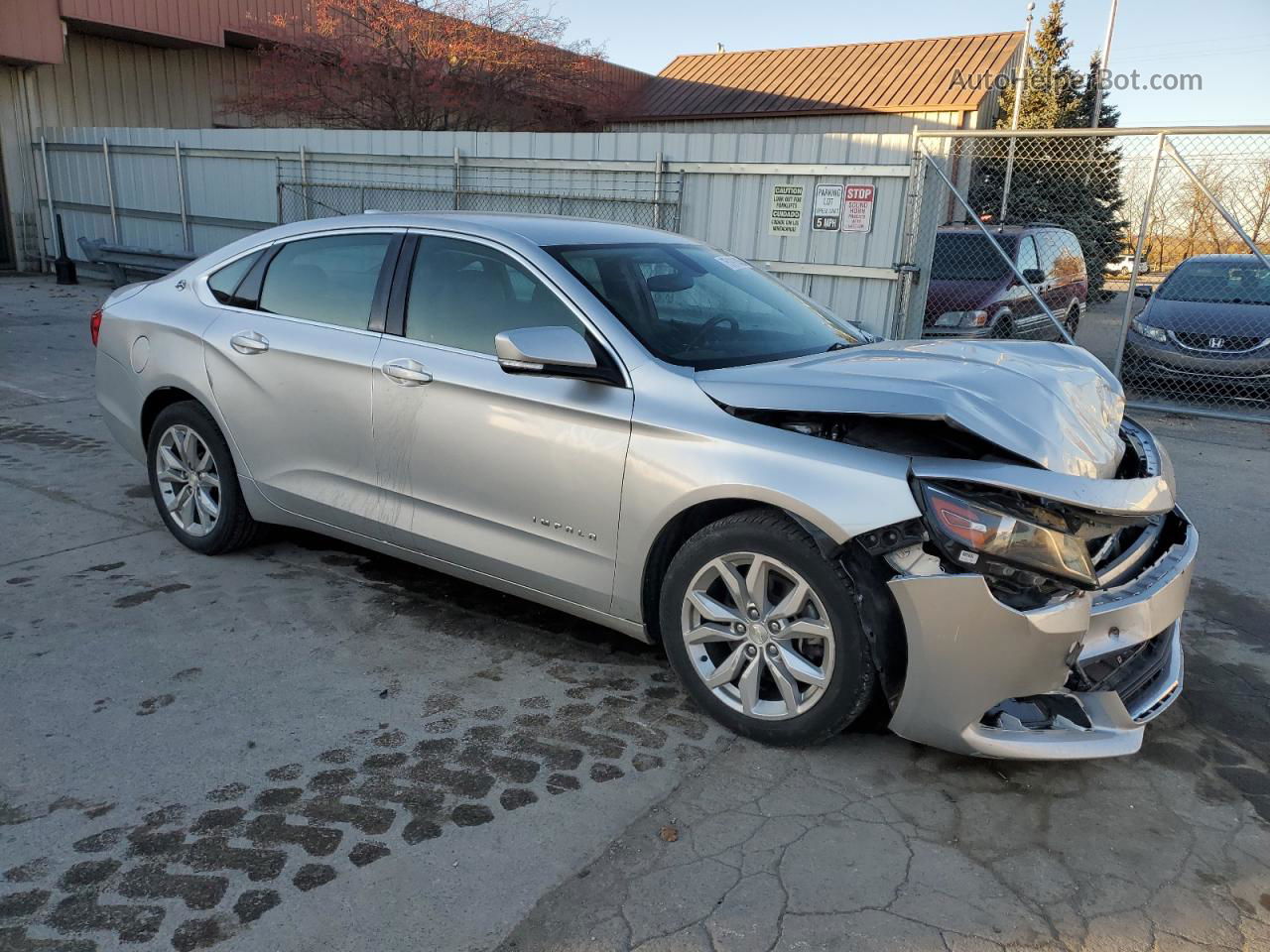 2017 Chevrolet Impala Lt Silver vin: 2G1105S30H9170667