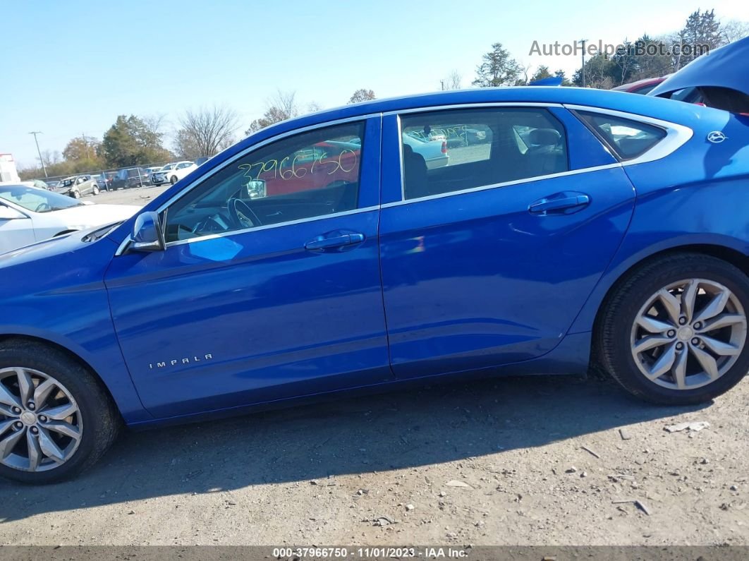 2017 Chevrolet Impala 1lt Blue vin: 2G1105S30H9174721