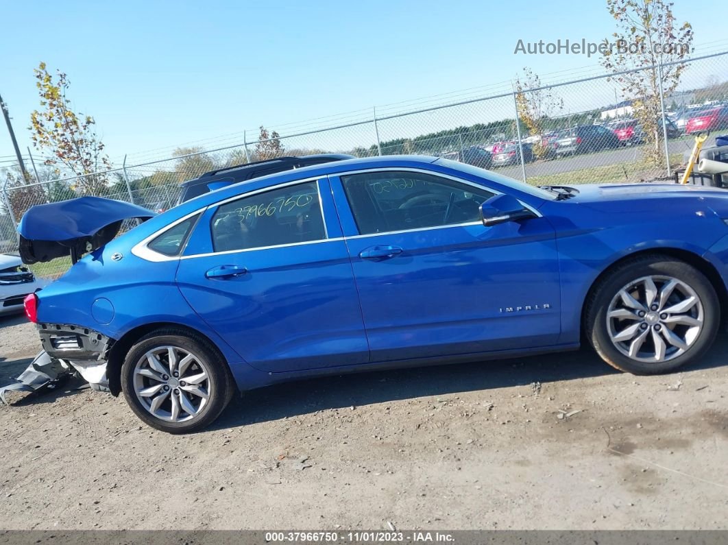 2017 Chevrolet Impala 1lt Blue vin: 2G1105S30H9174721