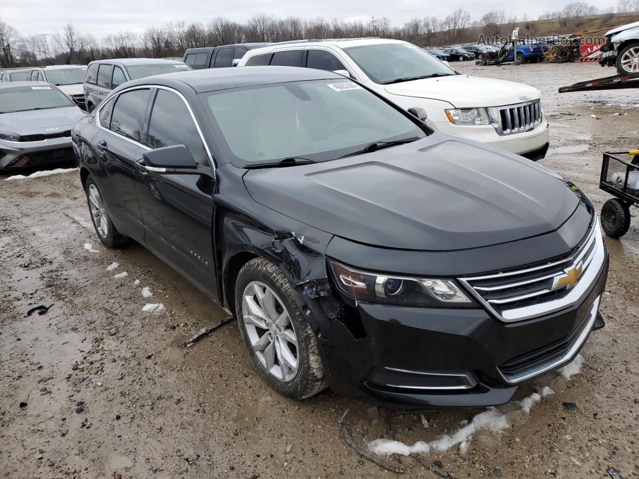 2017 Chevrolet Impala Lt Black vin: 2G1105S30H9175416