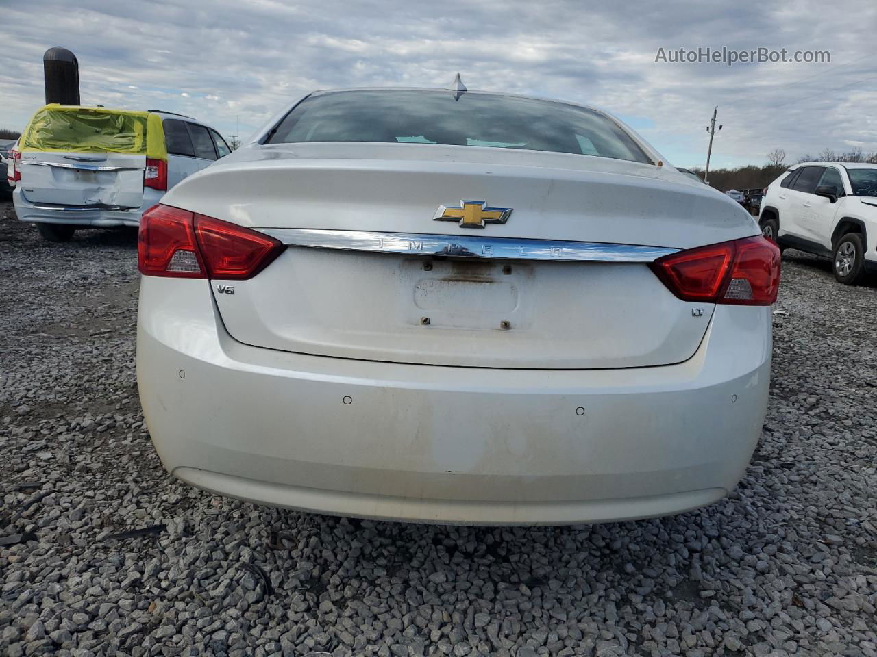 2017 Chevrolet Impala Lt White vin: 2G1105S30H9189669