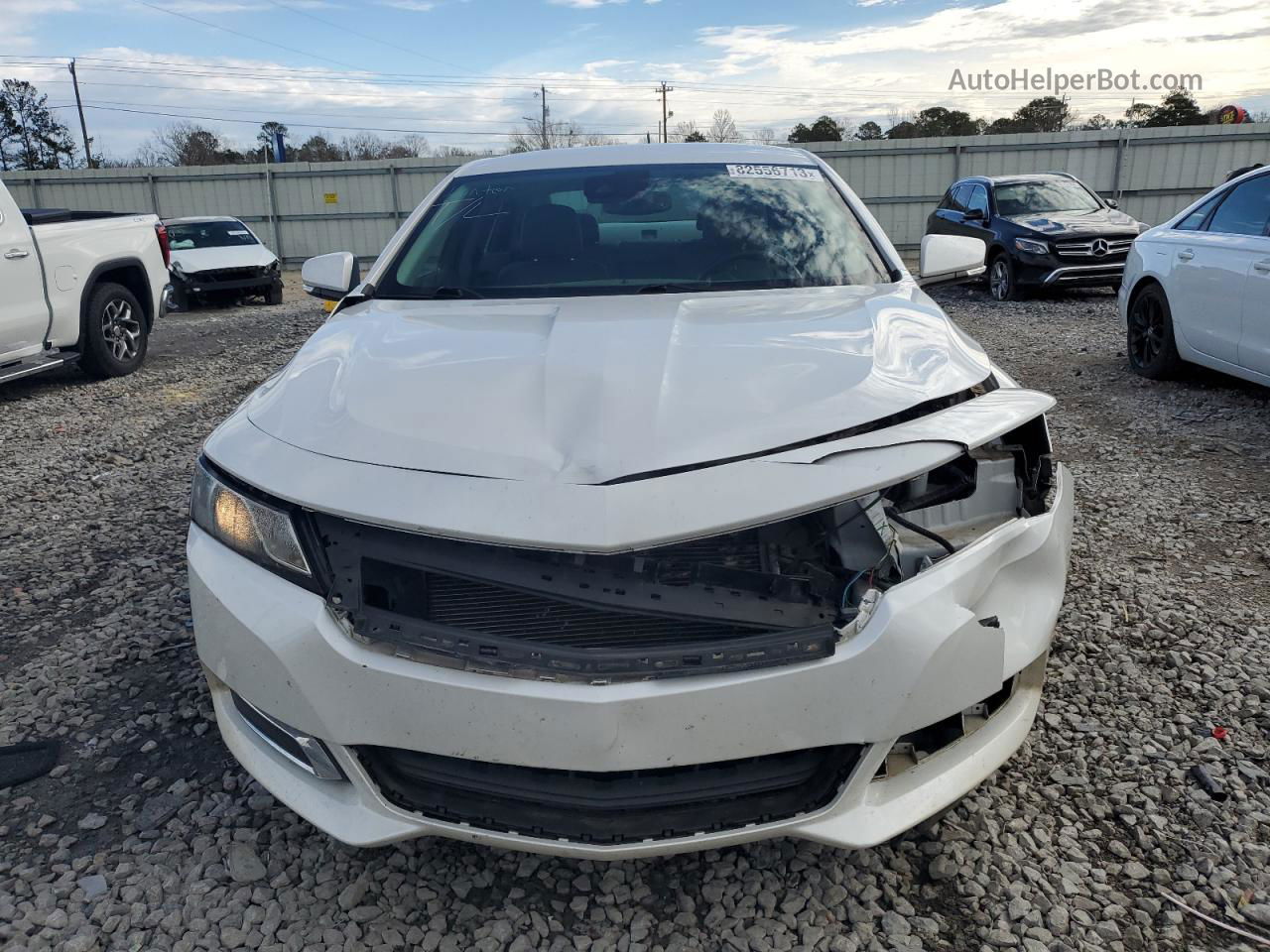 2017 Chevrolet Impala Lt White vin: 2G1105S30H9189669