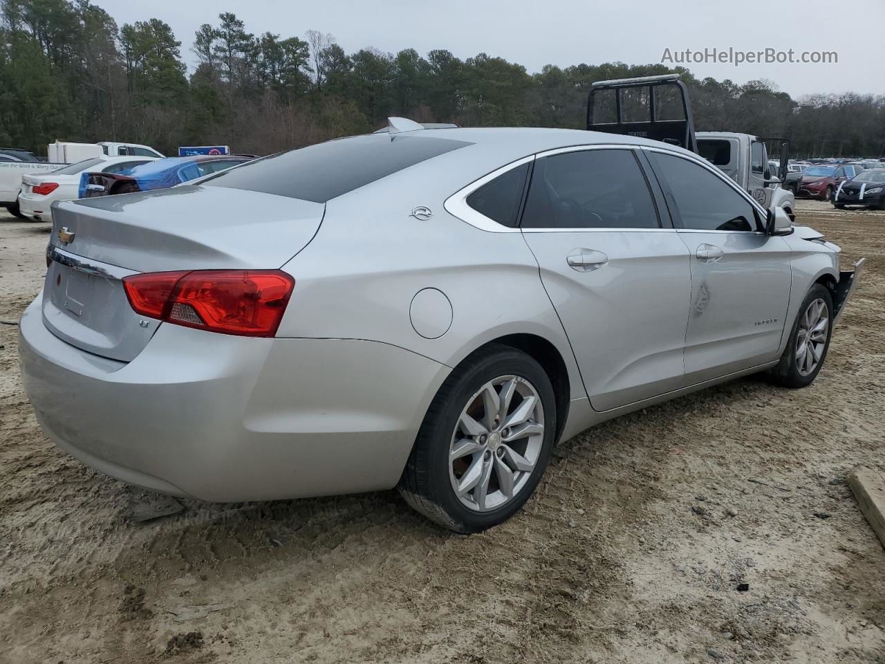 2017 Chevrolet Impala Lt Silver vin: 2G1105S31H9100241