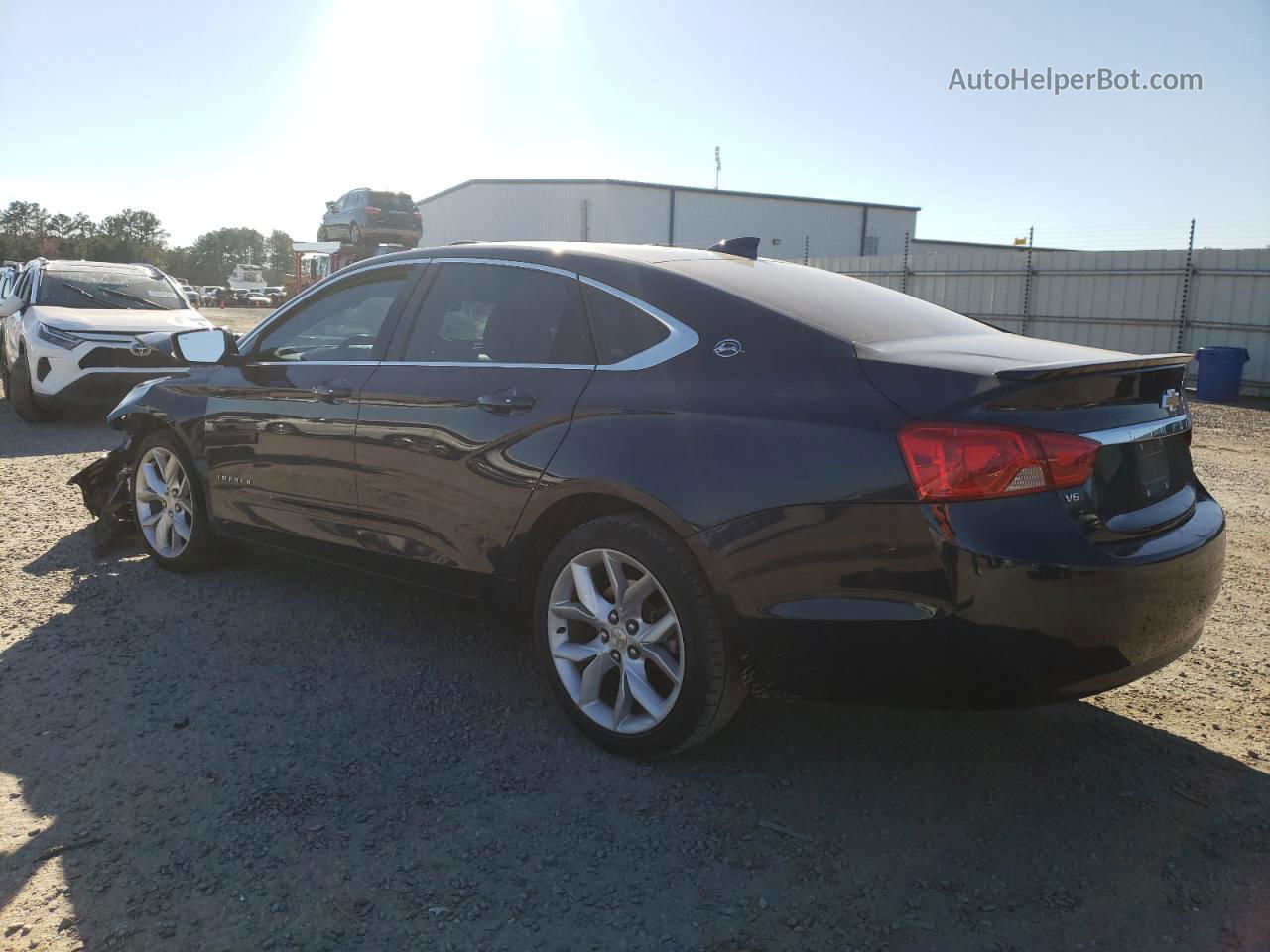 2017 Chevrolet Impala Lt Синий vin: 2G1105S31H9100921