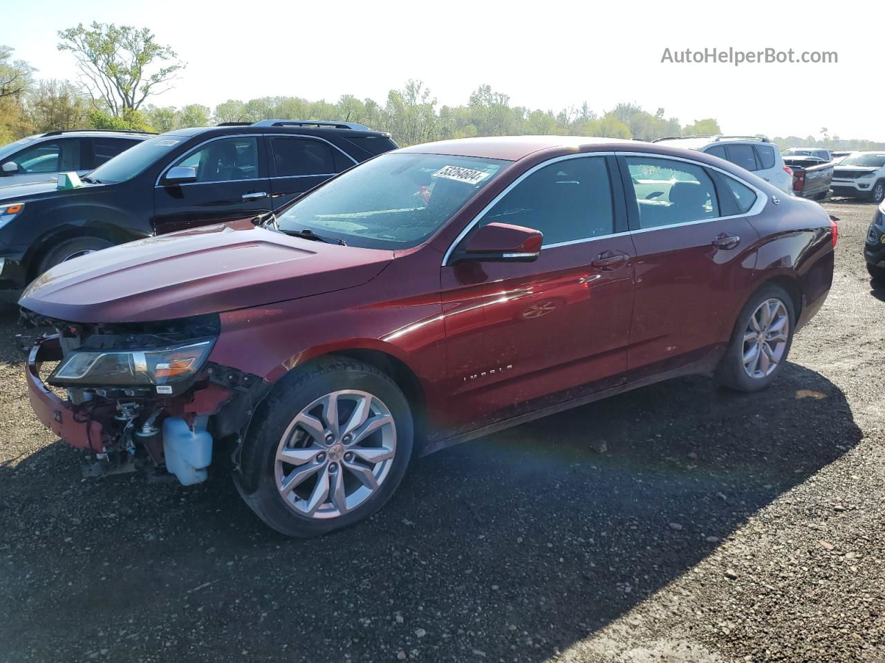 2017 Chevrolet Impala Lt Красный vin: 2G1105S31H9108243