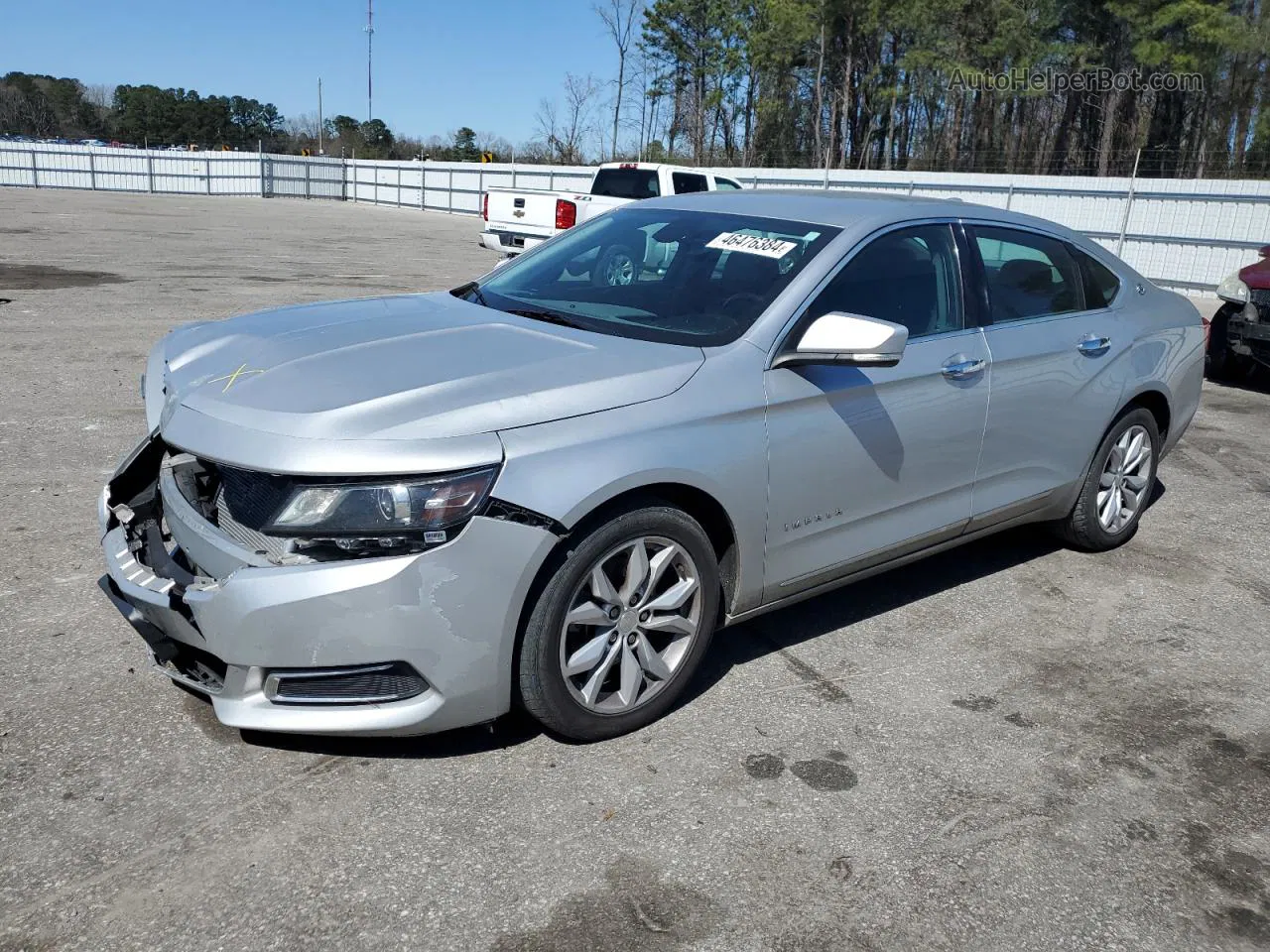 2017 Chevrolet Impala Lt Silver vin: 2G1105S31H9109862