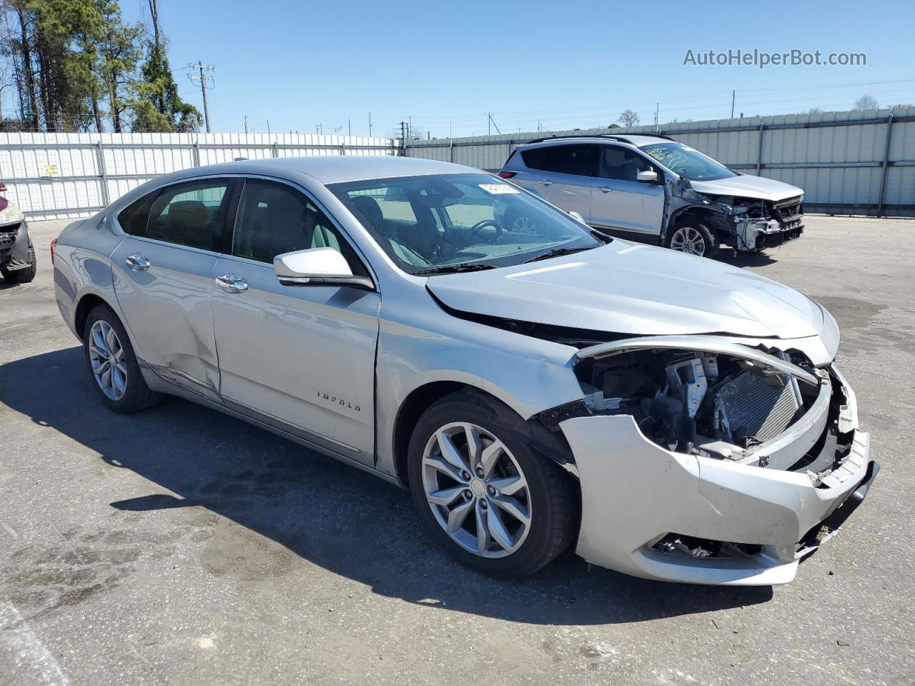 2017 Chevrolet Impala Lt Silver vin: 2G1105S31H9109862