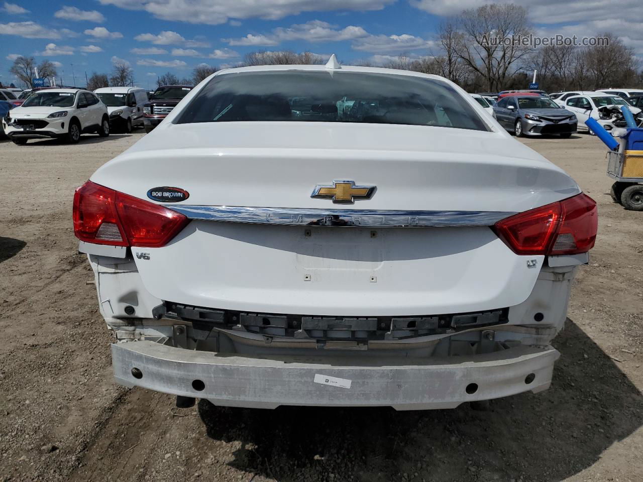 2017 Chevrolet Impala Lt White vin: 2G1105S31H9125396