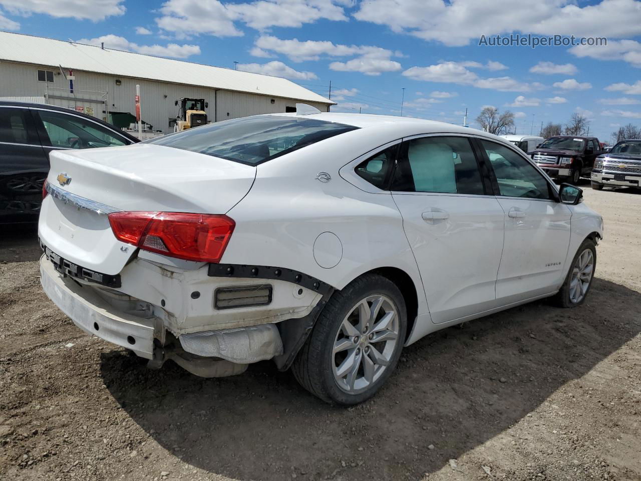 2017 Chevrolet Impala Lt Белый vin: 2G1105S31H9125396