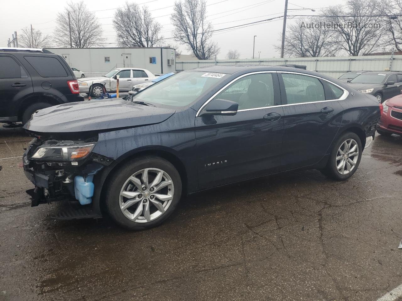 2017 Chevrolet Impala Lt Blue vin: 2G1105S31H9132364