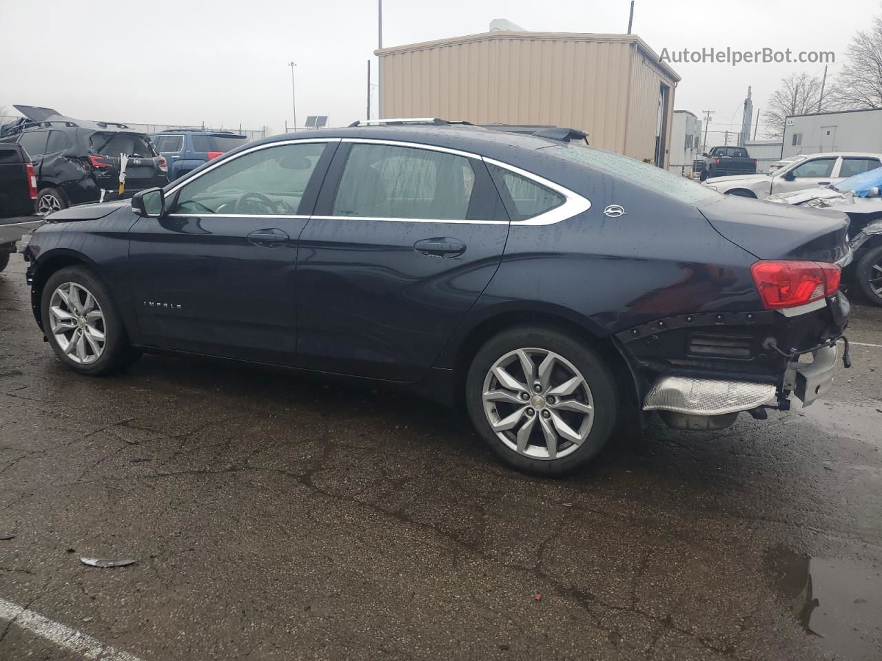 2017 Chevrolet Impala Lt Blue vin: 2G1105S31H9132364