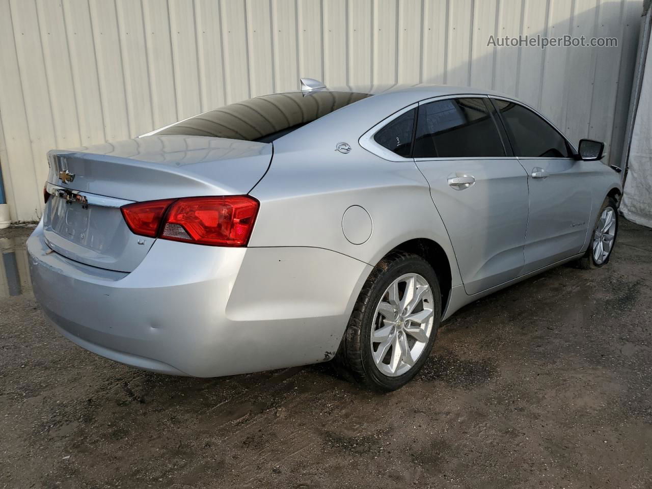 2017 Chevrolet Impala Lt Silver vin: 2G1105S31H9139329