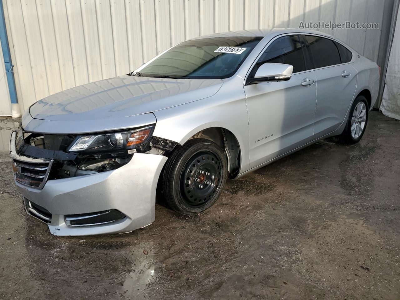 2017 Chevrolet Impala Lt Silver vin: 2G1105S31H9139329