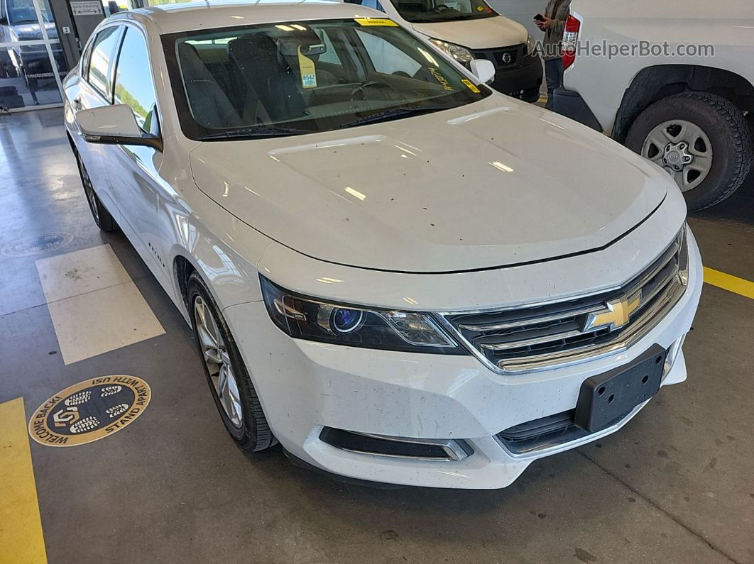 2017 Chevrolet Impala Lt White vin: 2G1105S31H9154977