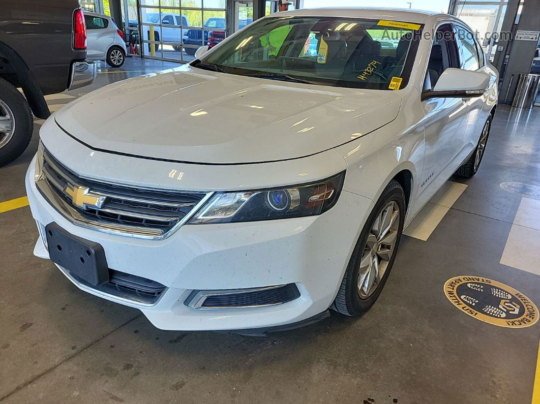 2017 Chevrolet Impala Lt White vin: 2G1105S31H9154977