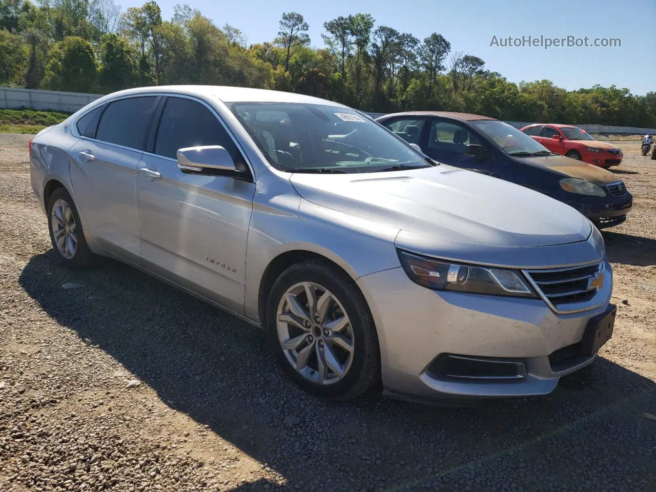 2017 Chevrolet Impala Lt Silver vin: 2G1105S31H9171598