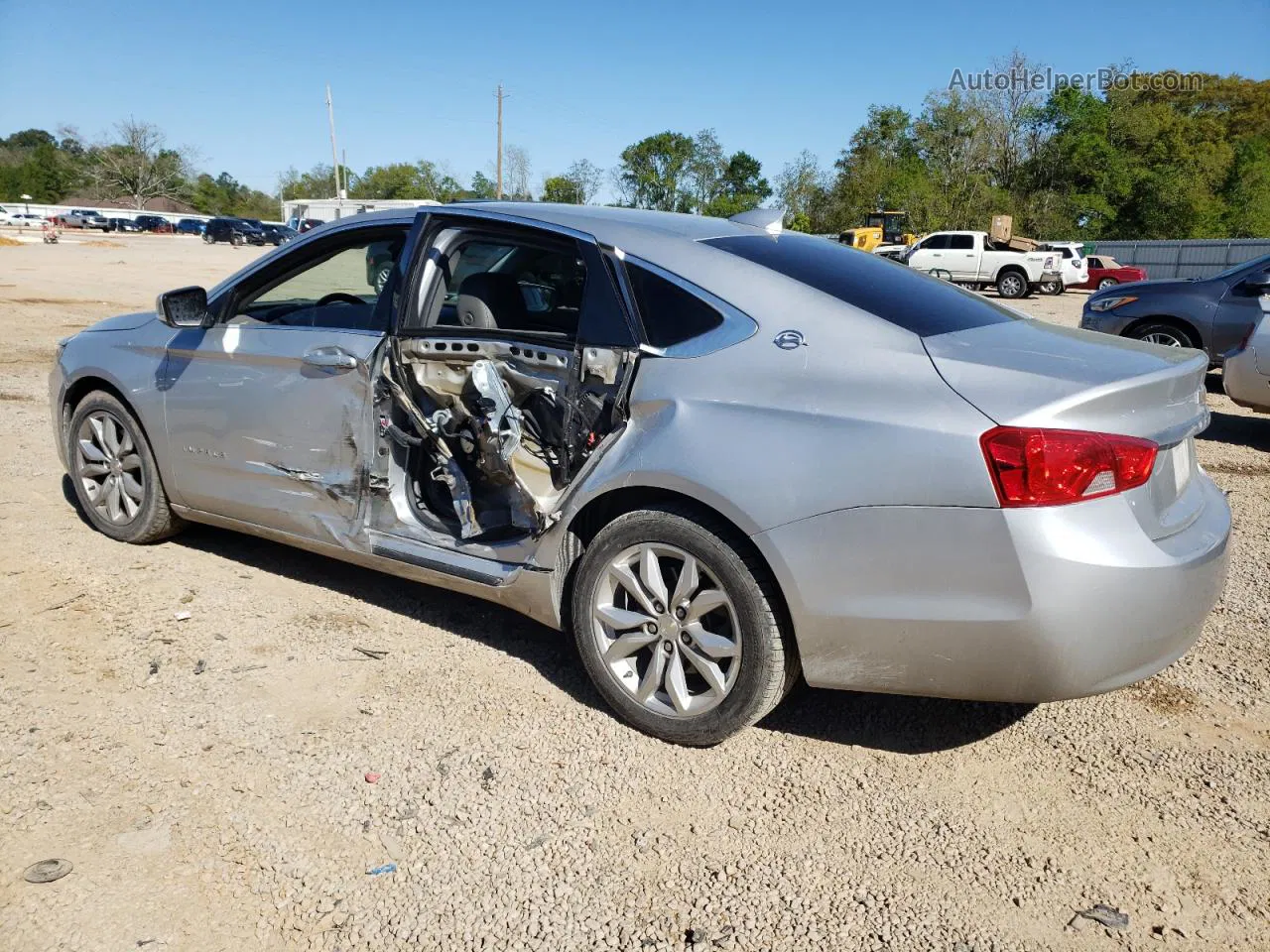 2017 Chevrolet Impala Lt Silver vin: 2G1105S31H9171598