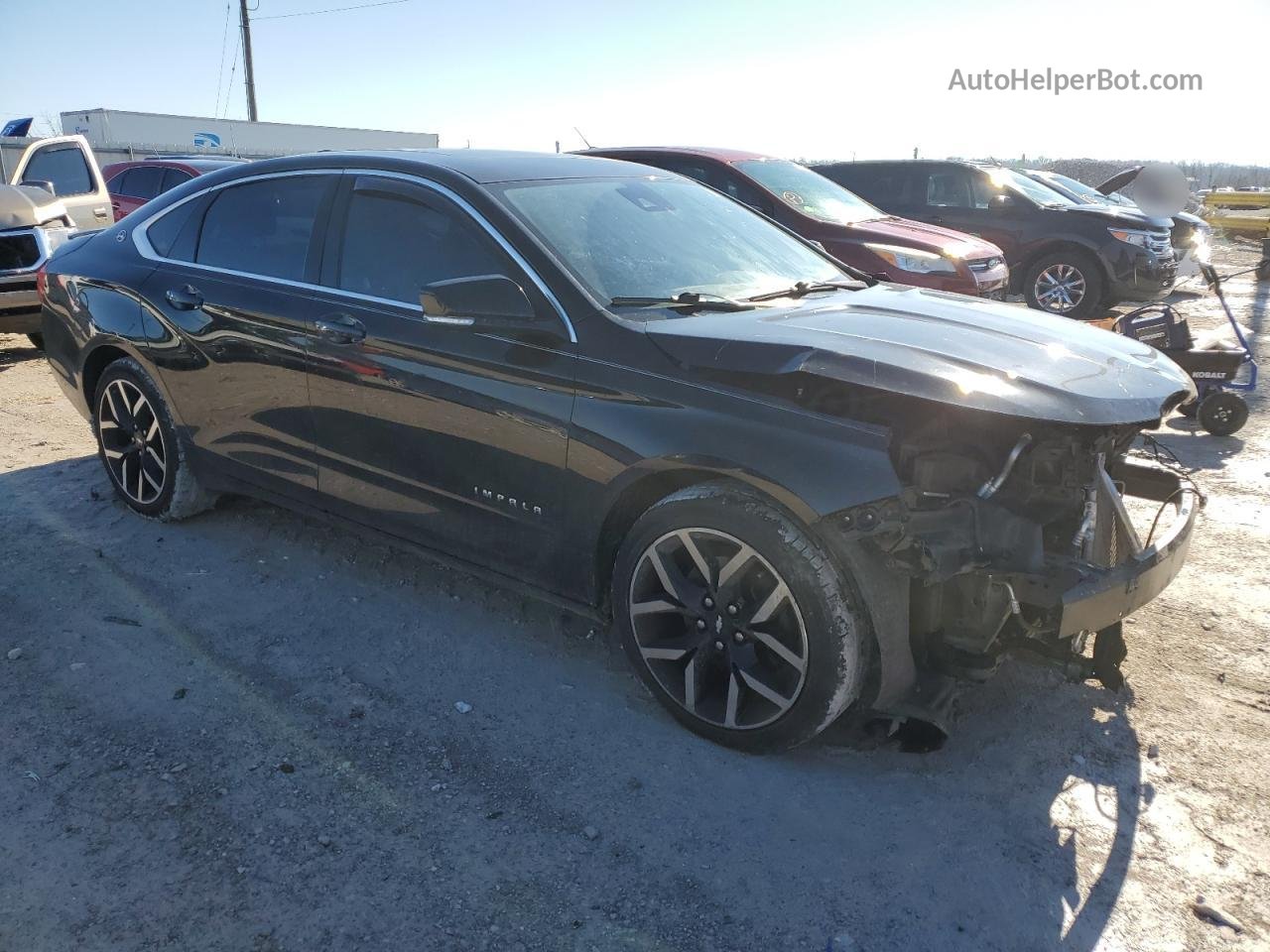 2017 Chevrolet Impala Lt Black vin: 2G1105S31H9174159