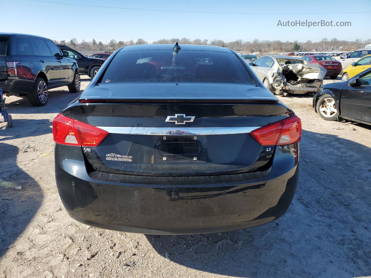 2017 Chevrolet Impala Lt Black vin: 2G1105S31H9174159