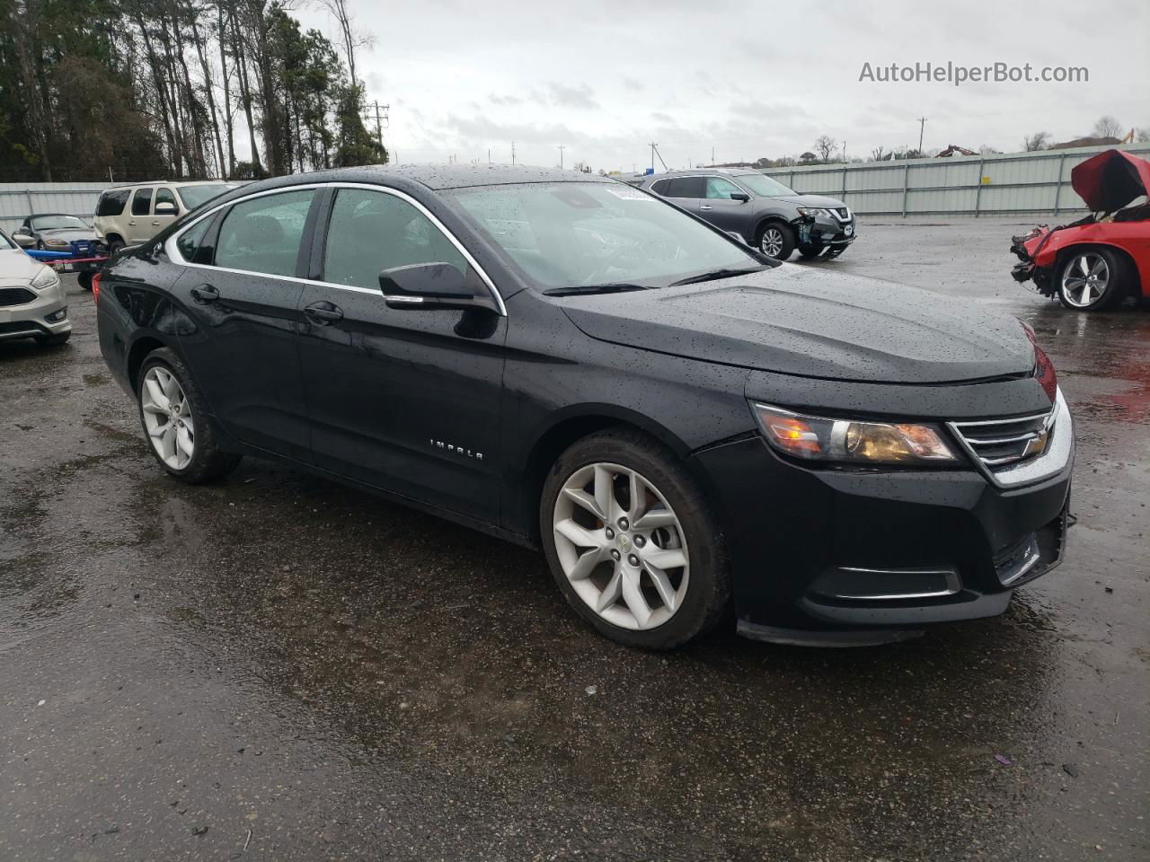 2017 Chevrolet Impala Lt Black vin: 2G1105S31H9185016