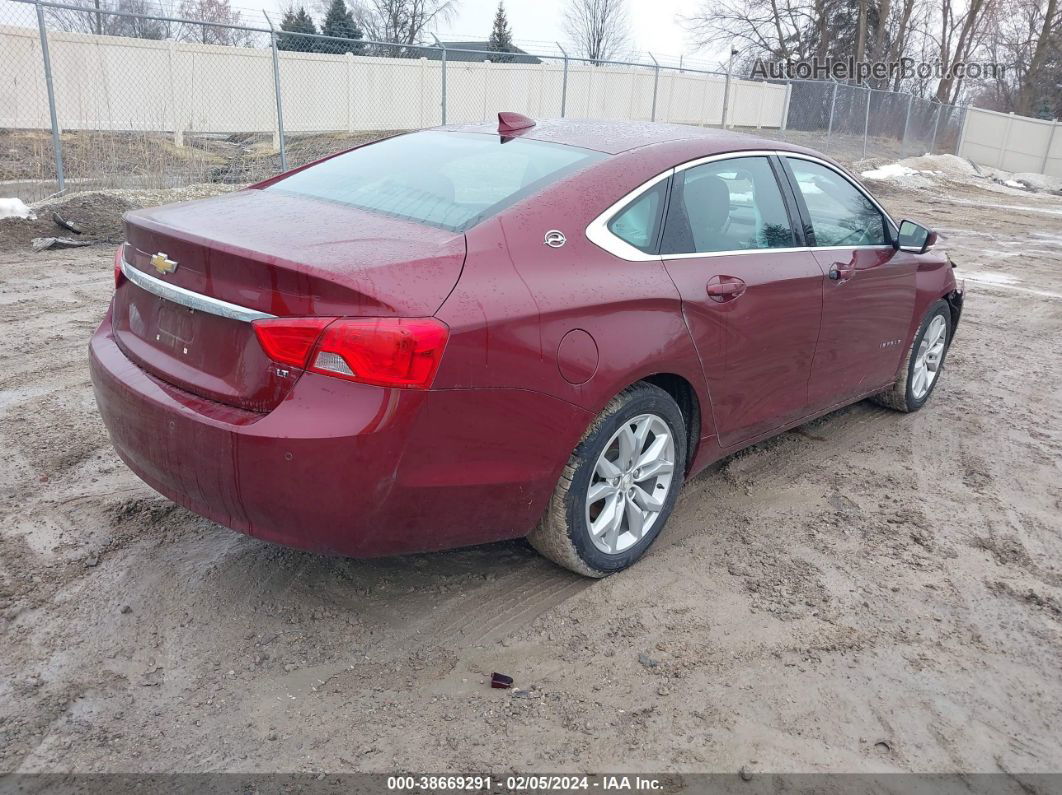 2017 Chevrolet Impala 1lt Бордовый vin: 2G1105S31H9193522