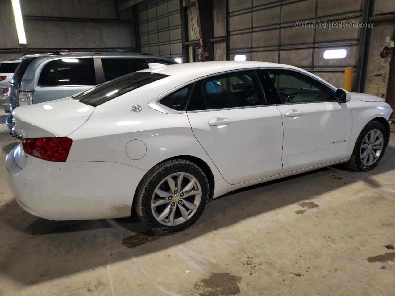 2017 Chevrolet Impala Lt White vin: 2G1105S31H9194427