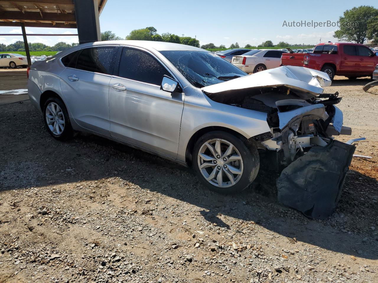 2017 Chevrolet Impala Lt Silver vin: 2G1105S32H9110633