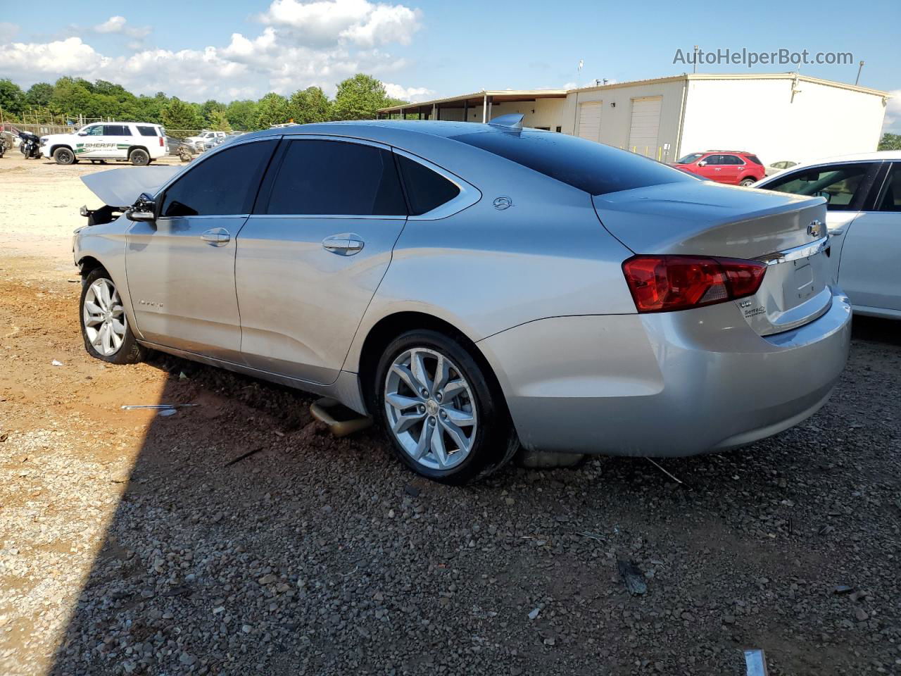 2017 Chevrolet Impala Lt Silver vin: 2G1105S32H9110633