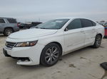 2017 Chevrolet Impala Lt White vin: 2G1105S32H9111345