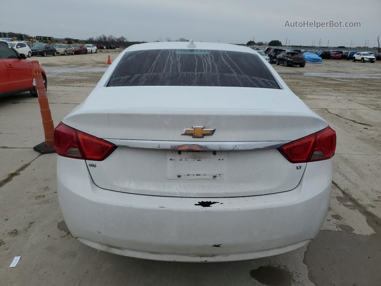 2017 Chevrolet Impala Lt White vin: 2G1105S32H9111345