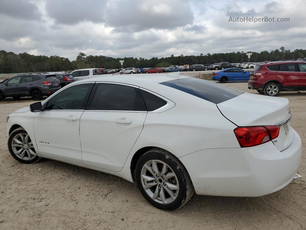 2017 Chevrolet Impala Lt White vin: 2G1105S32H9111832