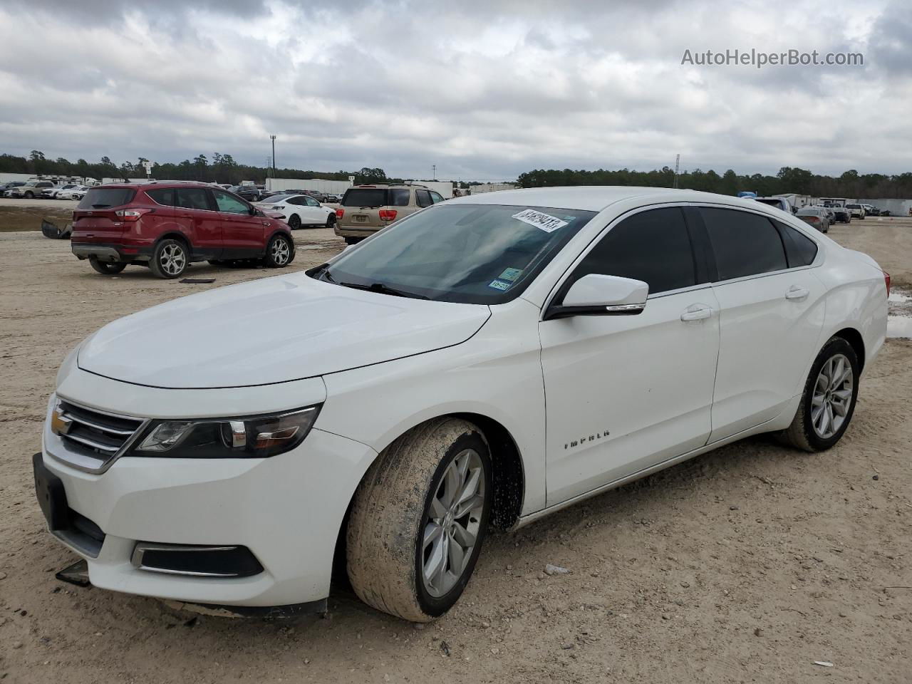 2017 Chevrolet Impala Lt White vin: 2G1105S32H9111832