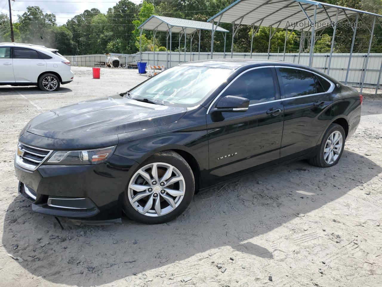 2017 Chevrolet Impala Lt Black vin: 2G1105S32H9129067